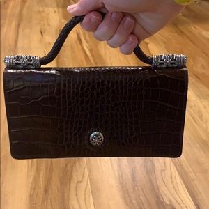 authentic Brighton organizer black brown w/ strap